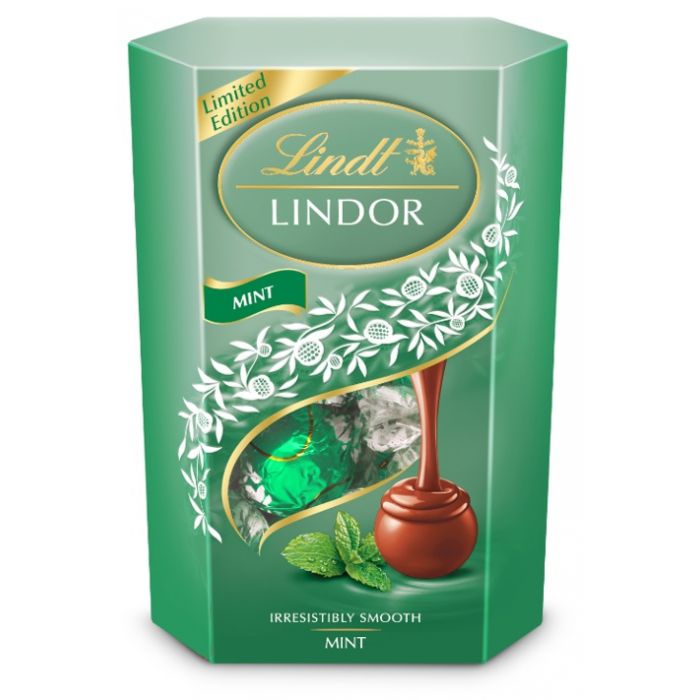 Lindt Lindor Mint Chocolate Truffles 200g - Jessica's Sweets