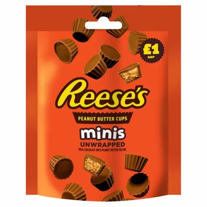 Reese's Peanut Butter Cups Minis Bag 68g - Jessica's Sweets