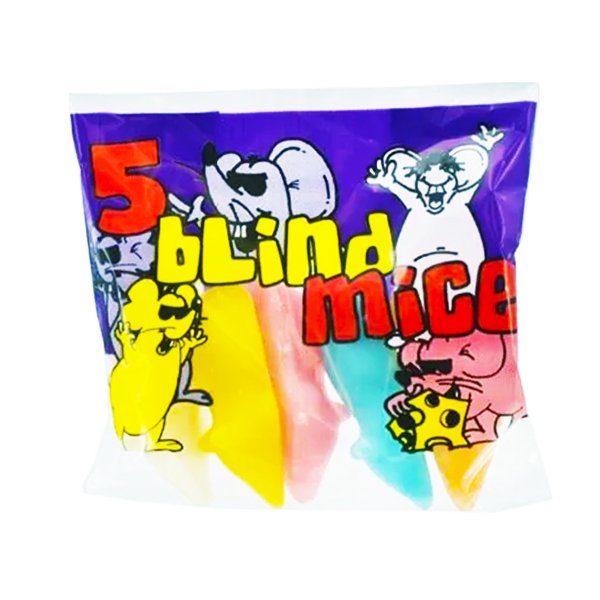 5 Blind Mice (Sugar Mice on Stick x 5) - Jessica's Sweets