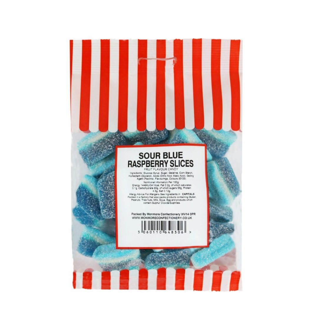 BLUE RASPBERRY SLICE 140G - Jessica's Sweets