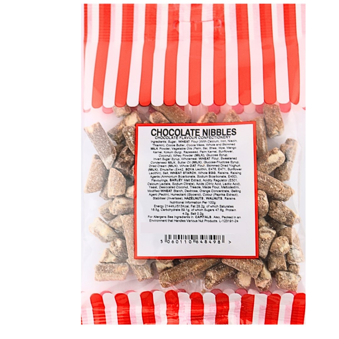 CHOCOLATE NIBBLES 125G - Jessica's Sweets