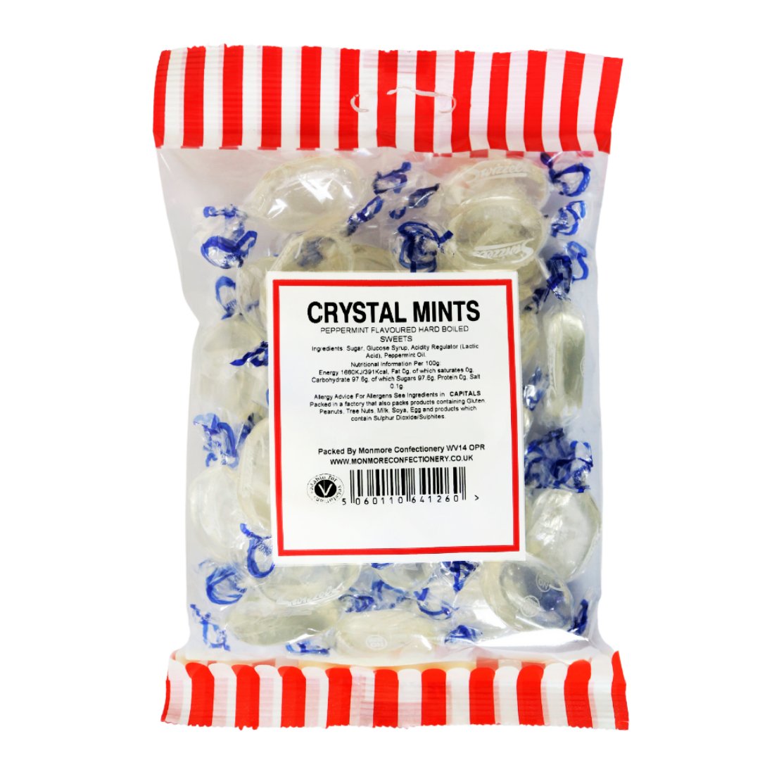 CRYSTAL MINTS 140G - Jessica's Sweets