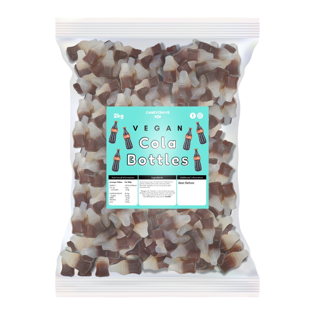Candy Crave Cola Bottles 2kg (VEGAN) - Jessica's Sweets