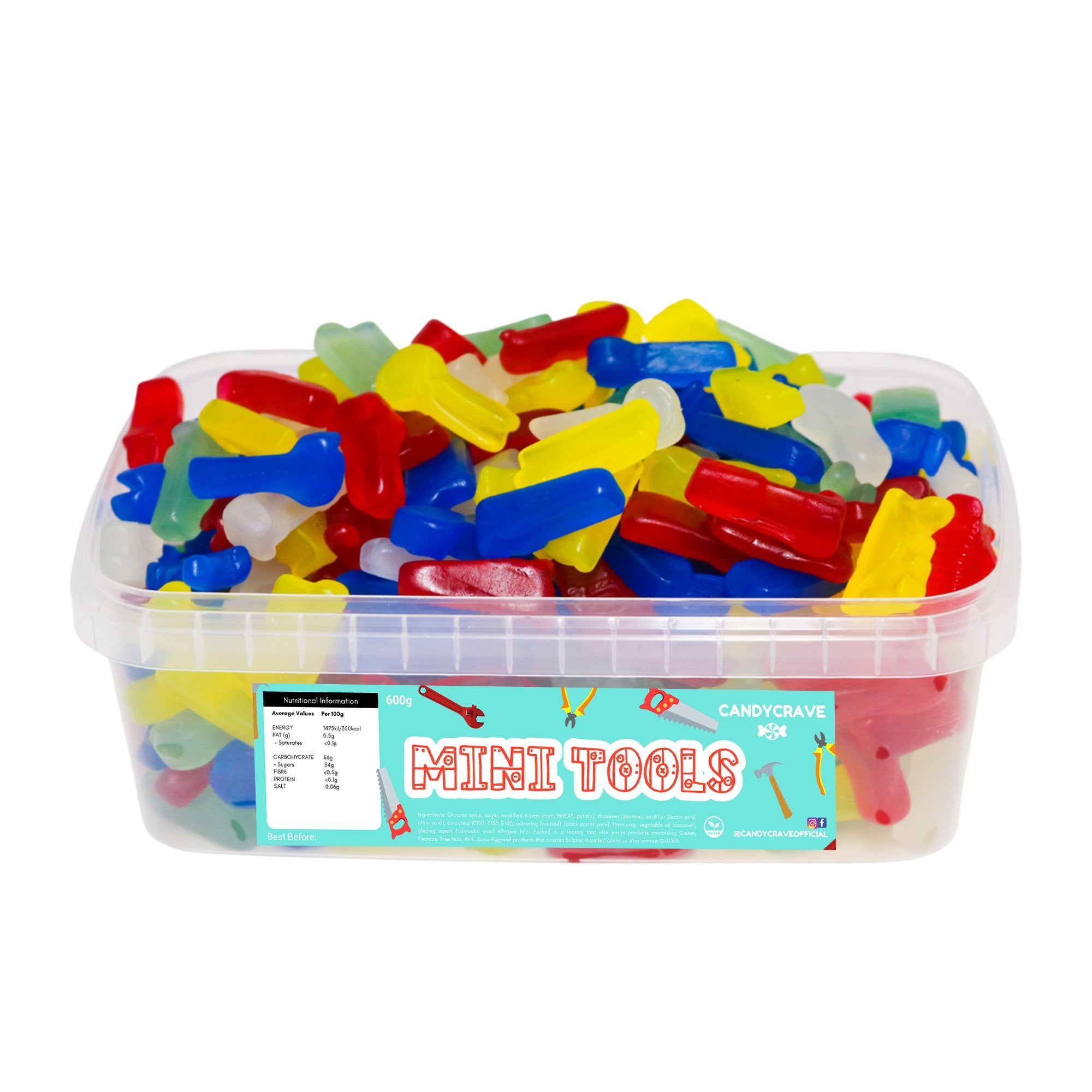 Candy Crave Mini Tools Tub 600g - Jessica's Sweets