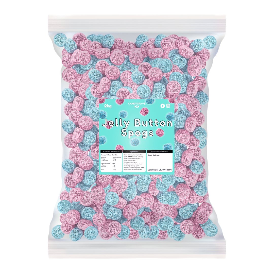 Candycrave Jelly Buttons 2KG - Jessica's Sweets