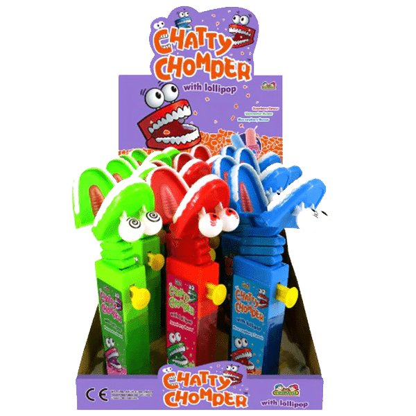 Chatty Chomper with Lollipop 17g - Jessica's Sweets