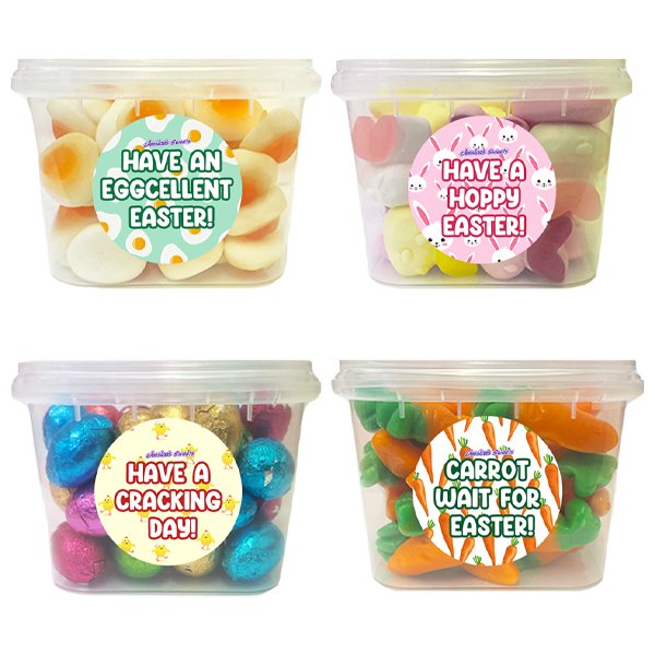 Easter Sweetie Gift Tubs 4 for £10 - Jessica's Sweets