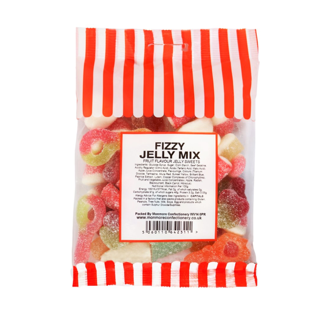 FIZZY JELLY MIX 140G - Jessica's Sweets