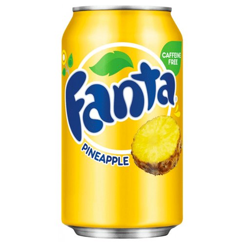 Fanta Pineapple USA Can 355ml - Jessica's Sweets