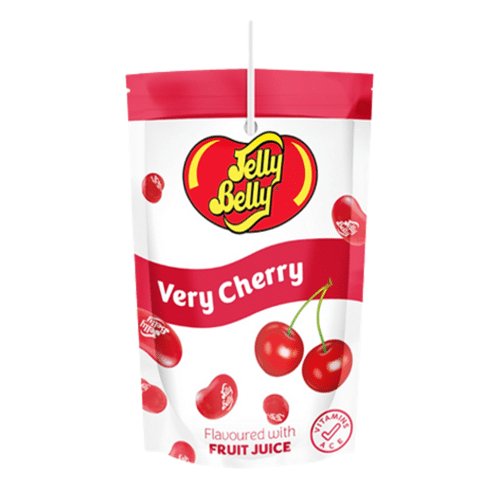 Jelly Belly Very Cherry Fruit Flavour Drink Pouch 200ml - Jessica's Sweets
