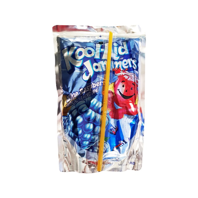 Kool Aid Jammers Blue Raspberry 177ml - Jessica's Sweets