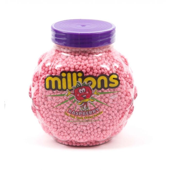 Millions Raspberry Jar 2.27kg - Jessica's Sweets