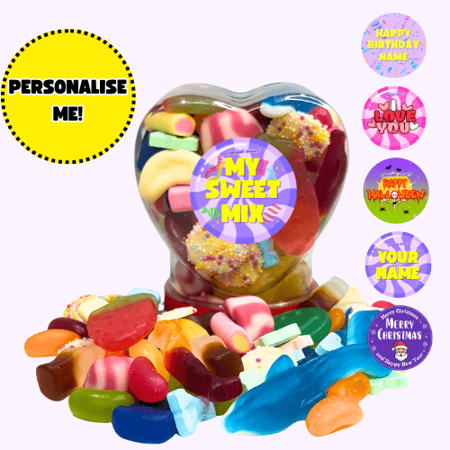 Pick Your Mix - Heart Shaped Jar
