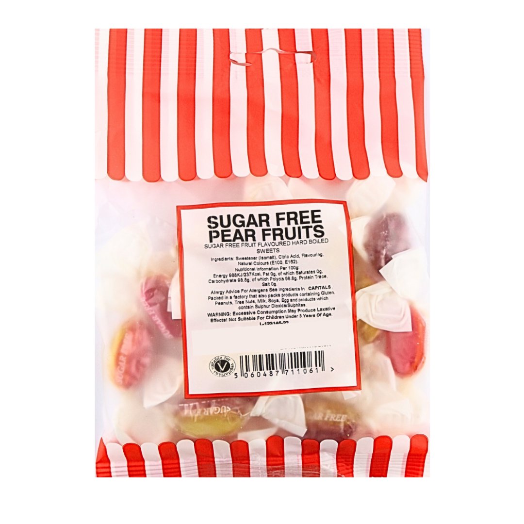 SUGAR FREE PEAR FRUITS 75G - Jessica's Sweets