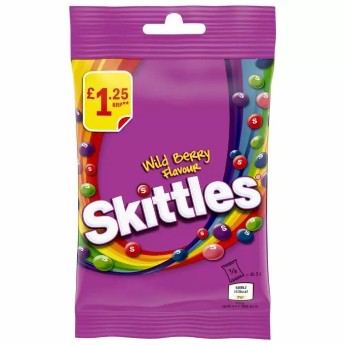 Skittles Wild Berry Flavour 109g - Jessica's Sweets
