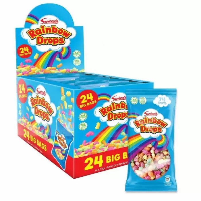 Swizzels Rainbow Drops Big Bags x24 - Jessica's Sweets