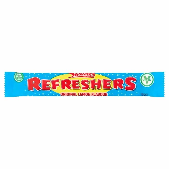Swizzels Refresher Original Lemon Chew Bar 18G x7 - Jessica's Sweets