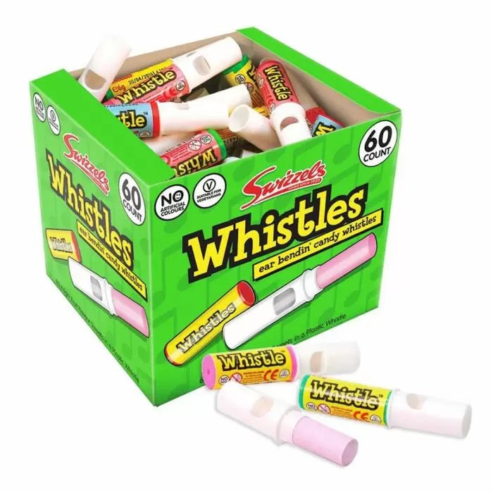 Swizzels Whistles Box 60 Count - Jessica's Sweets