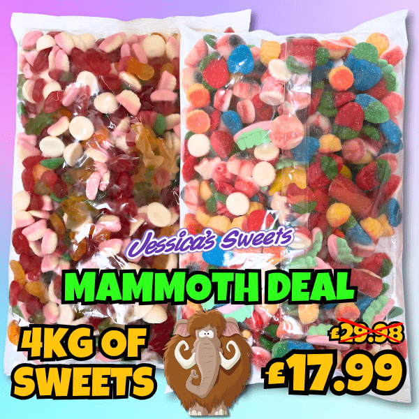 4kg Sweets Mix Mammoth Deal 2 x 2kg Bags