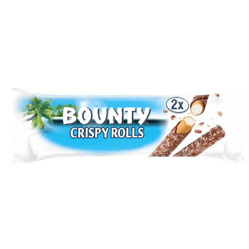 Bounty Milk Chocolate & Coconut Crispy Rolls 23.4g - Jessica's Sweets