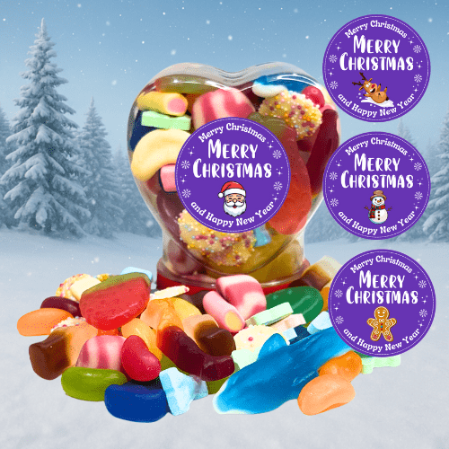 Christmas Pick Your Mix - Heart Shaped Jar