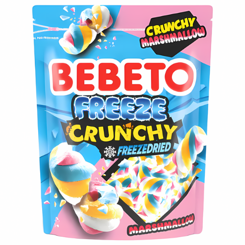 Bebeto Freeze Dried Twisted Marshmallows 35g