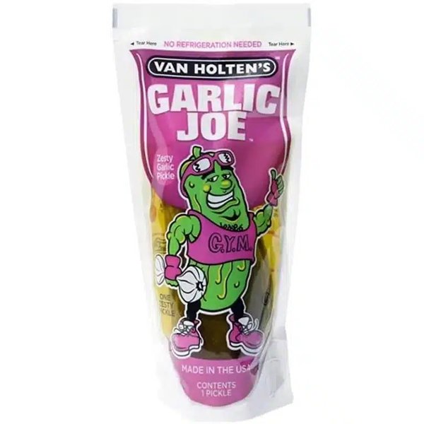 Van Holtens King Size Garlic Joe Pickle - Jessica's Sweets