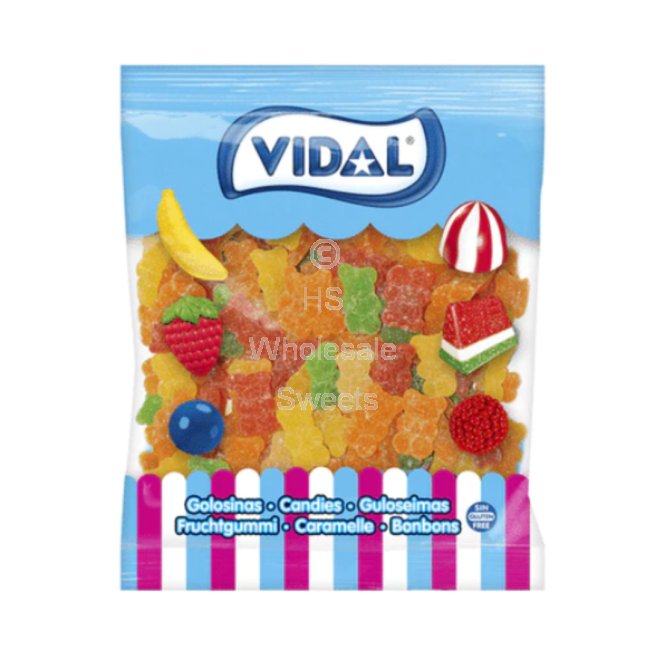 Vidal Giant Fizzy Bears 1kg - Jessica's Sweets
