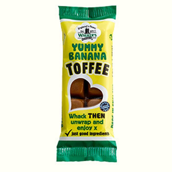 Walkers Banana Toffee Bar 50G - Jessica's Sweets