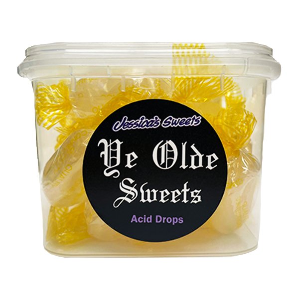 Jessica's Sweets Ye Olde Sweets Acid Drops 200g - Jessica's Sweets