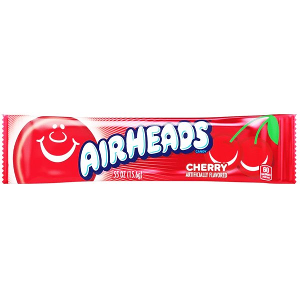 Airheads Cherry 15.6g - Jessica's Sweets