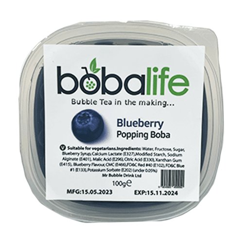 Boba Life - Blueberry Flavour Popping Boba 100g - Jessica's Sweets