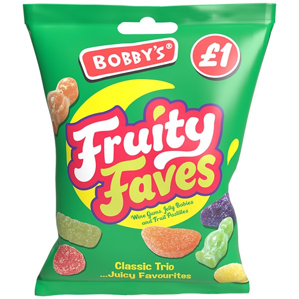 Bobby's Fruity Faves 120g - Jessica's Sweets