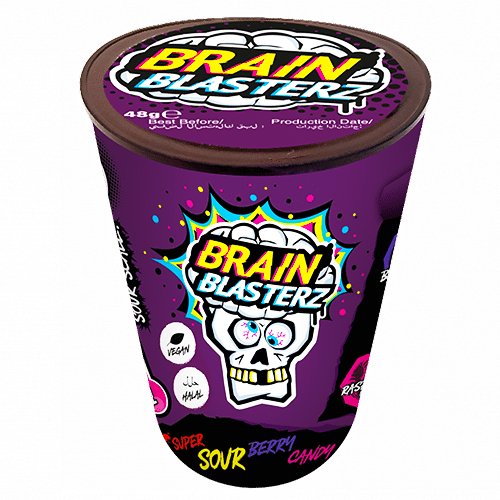 Brain Blasterz Super Sour Berry Candy 48g - Jessica's Sweets