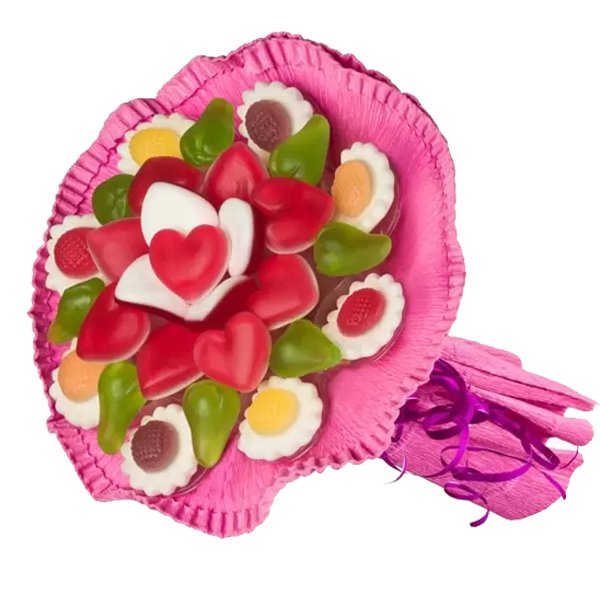 Look-O-Look Candy Flower Bouquet 145g - Jessica's Sweets