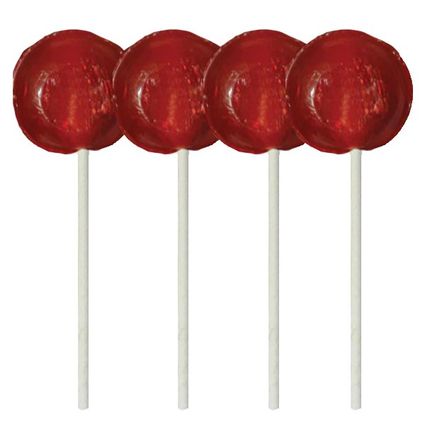 Dobsons Cherry Mega Lollies x4 - Jessica's Sweets