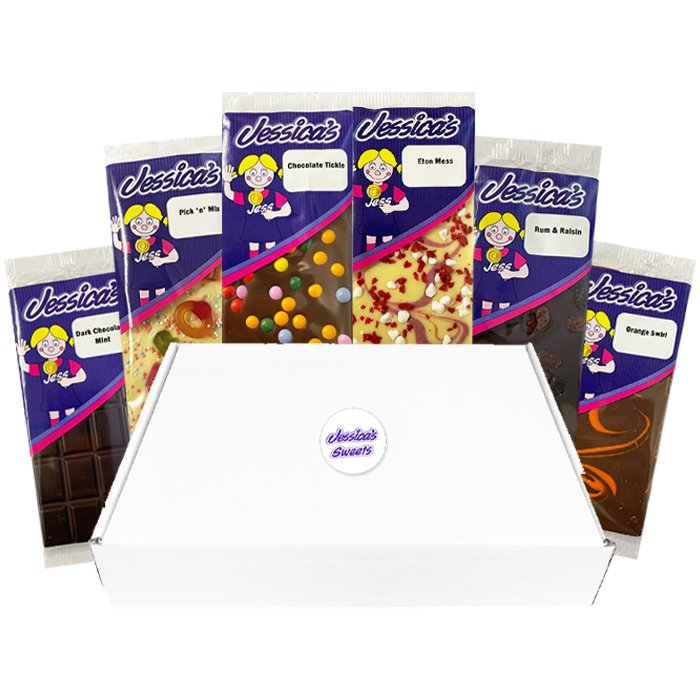 Jessica's Mystery Chocolate Bar Box - Jessica's Sweets