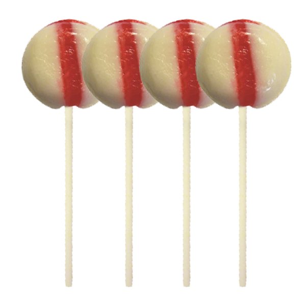 Dobson Raspberry Ripple Lollies x 4 - Jessica's Sweets