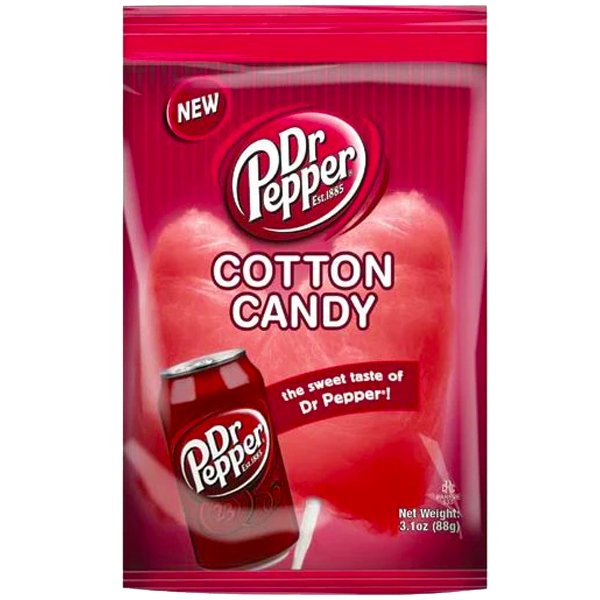 Dr Pepper Cotton Candy 88g - Jessica's Sweets