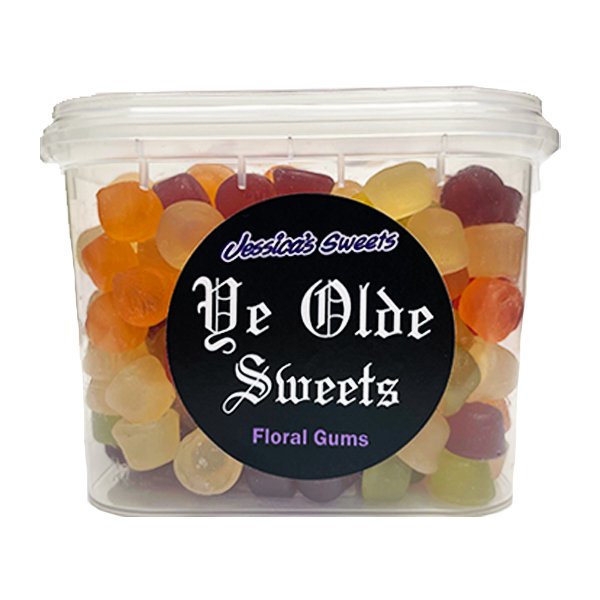 Jessica's Sweets Ye Olde Sweets Floral Gums 200g - Jessica's Sweets
