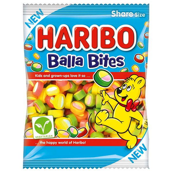 Haribo Balla Bites 140g - Jessica's Sweets