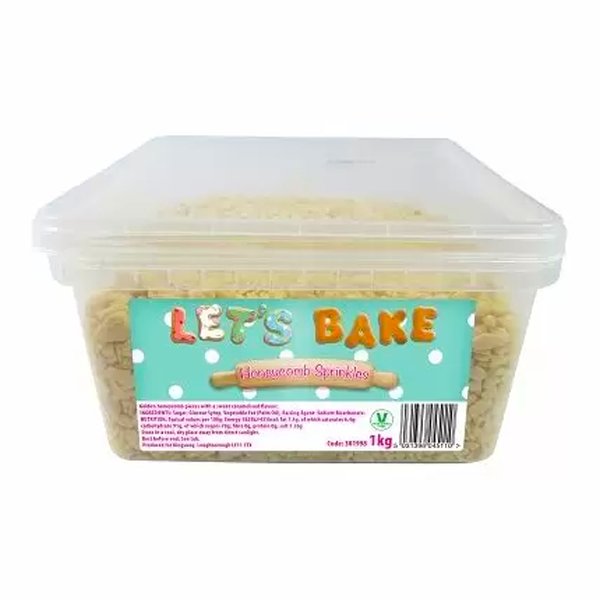 Let's Bake & Decorate Honeycomb Sprinkles 1kg - Jessica's Sweets