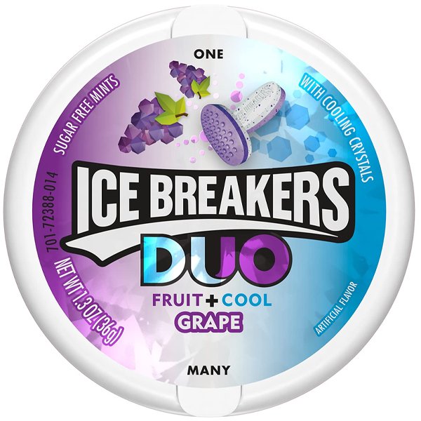 Ice Breakers Duo Grape 36g - Jessica's Sweets