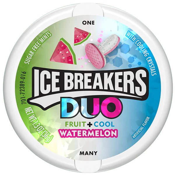 Ice Breakers Duo Watermelon 36g - Jessica's Sweets