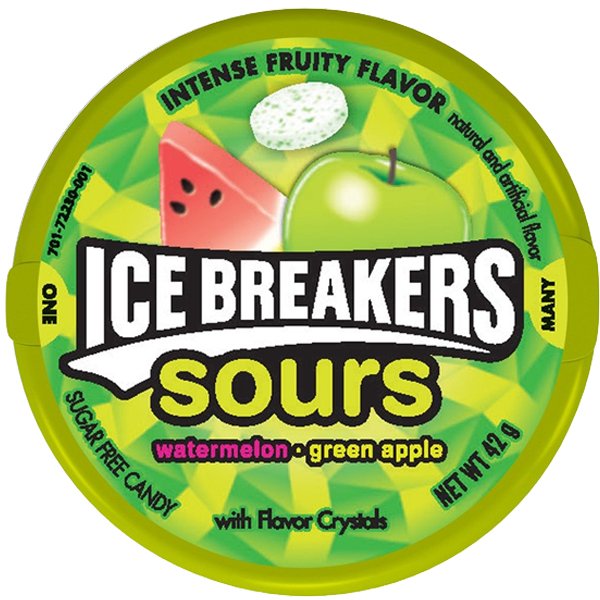 Ice Breakers Fruit Sours Sugar Free 42g - Jessica's Sweets