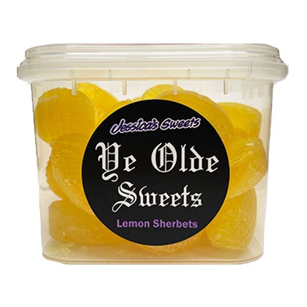 Jessica's Sweets Ye Olde Sweets Lemon Sherbets 250g - Jessica's Sweets