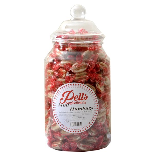 Pells Mint Humbugs 1.75kg - Jessica's Sweets