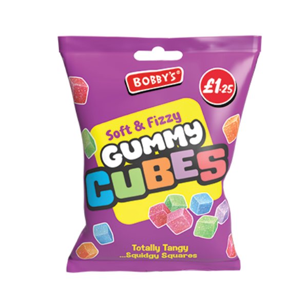 Bobby's Gummy Cubes 150g - Jessica's Sweets