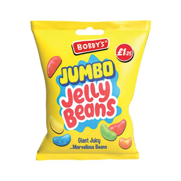 Bobby's Jumbo Jelly Beans 150g - Jessica's Sweets