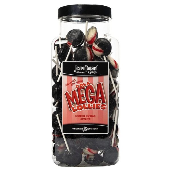 Dobson Cola Lollies Jar - 90 Count - Jessica's Sweets